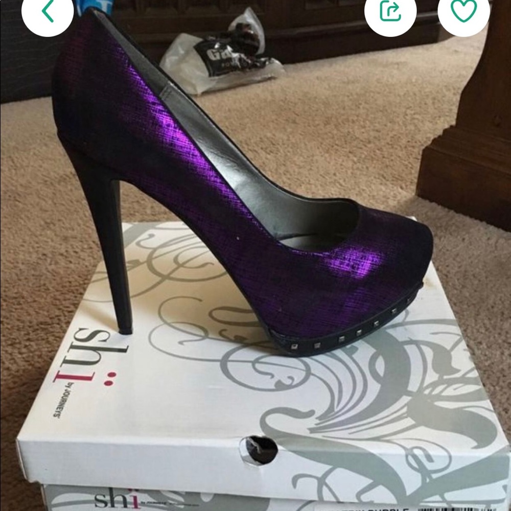 Womens Pump Shoes purple